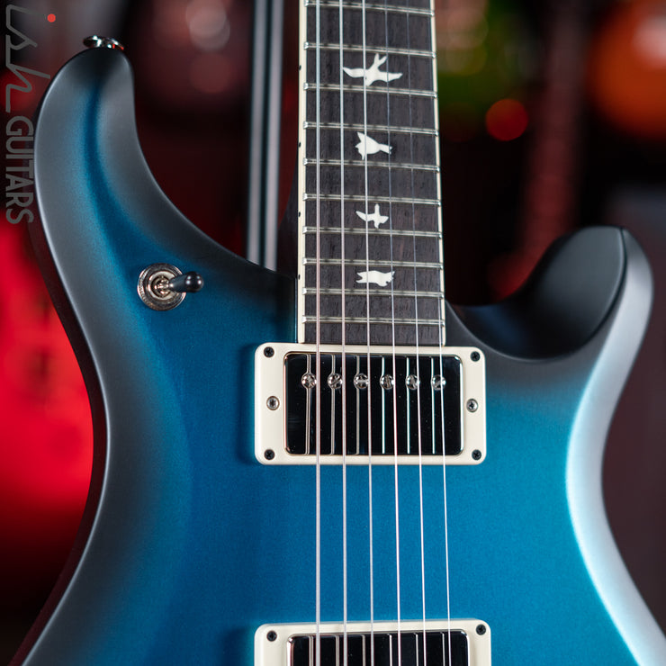 PRS S2 McCarty 594 Electric Guitar Metallic Blue w/ Black Wrap Burst Satin