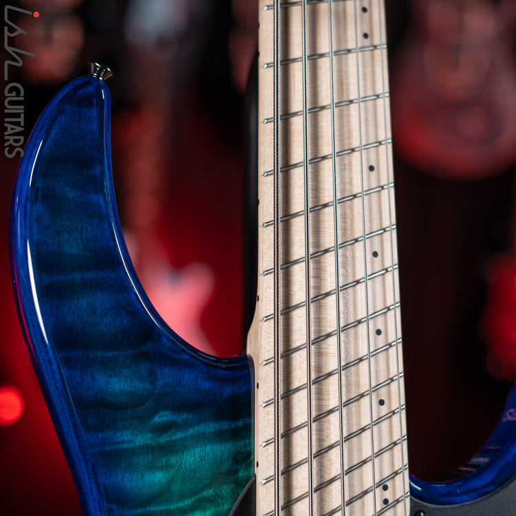 Dingwall Combustion 5-String Bass Whalepoolburst – Ish Guitars