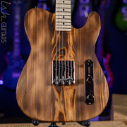 2022 Wallace Tele Style Guitar Natural Pine