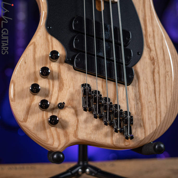 Dingwall Combustion 5-String Left Handed Natural Ash