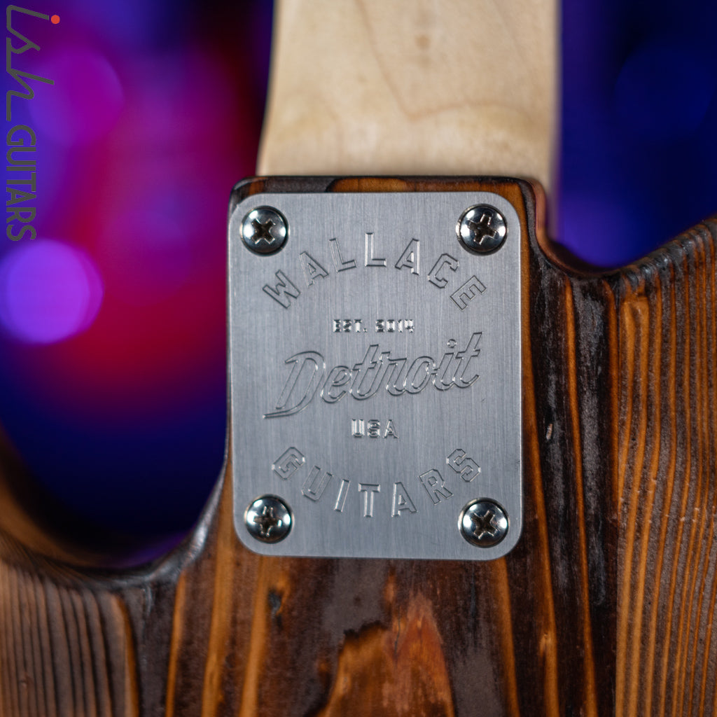 2022 Wallace Tele Style Guitar Natural Pine