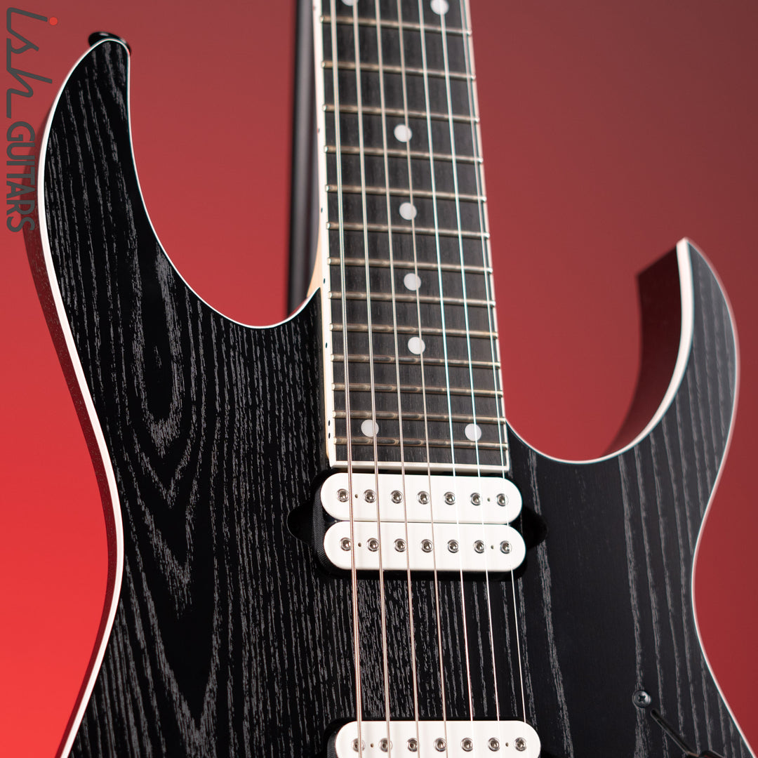 Ibanez Prestige RGR752AHBF 7-String Guitar Weathered Black