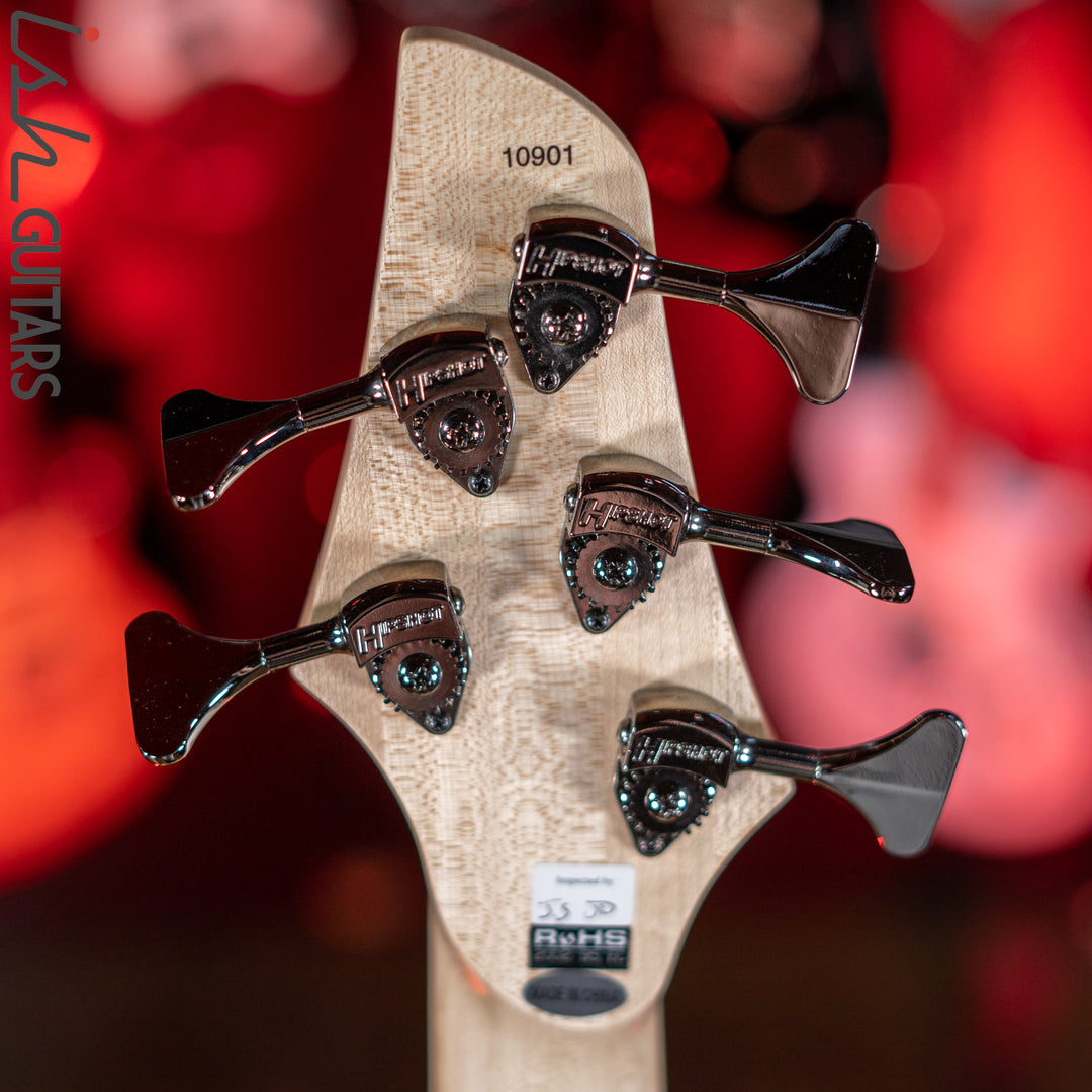 Dingwall Lefty Combustion 5-String Bass 2-Tone Blackburst