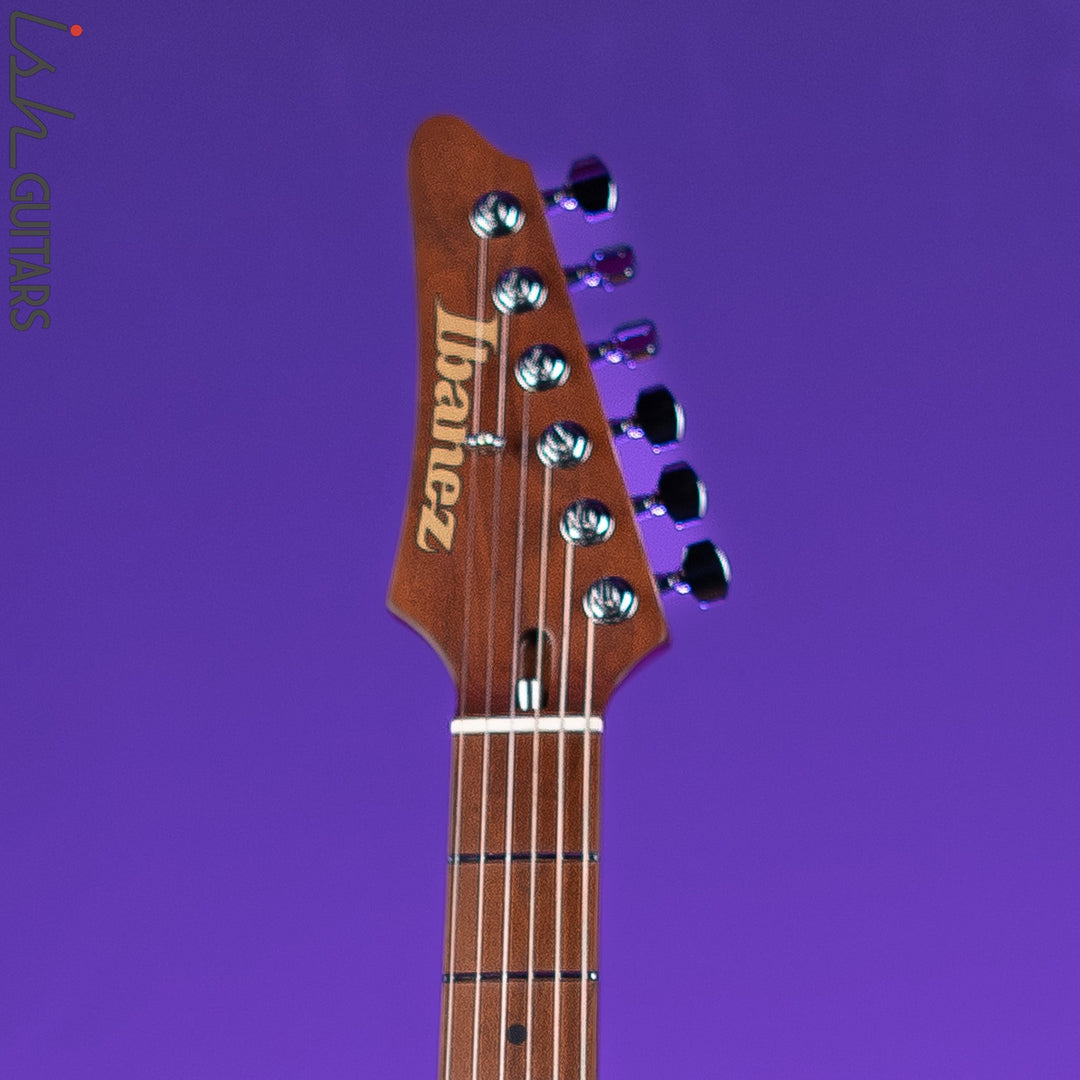 Ibanez Prestige AZ2402L Left Handed Electric Guitar Tri Fade Burst Flat