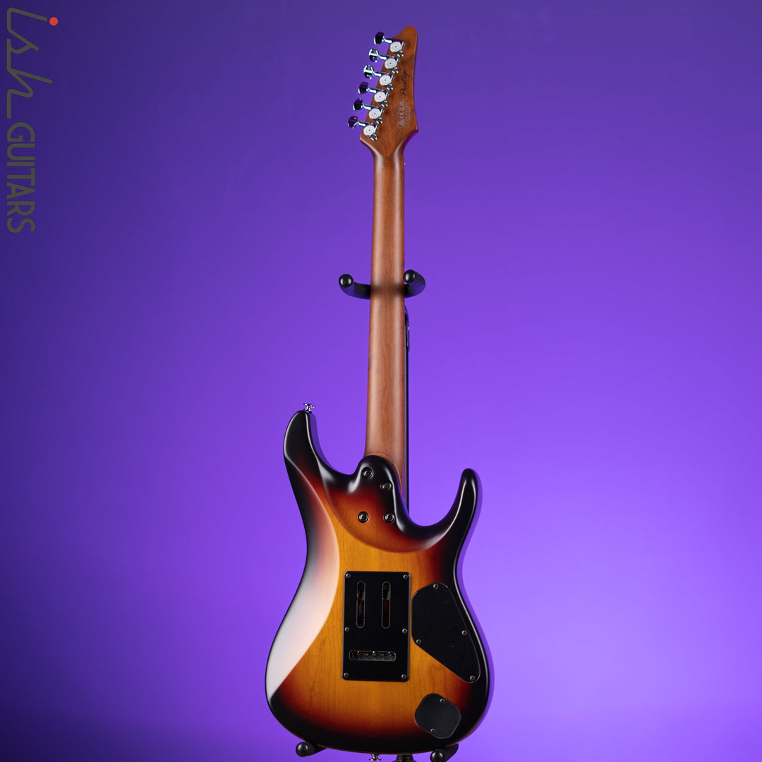 Ibanez Prestige AZ2402L Left Handed Electric Guitar Tri Fade Burst Flat