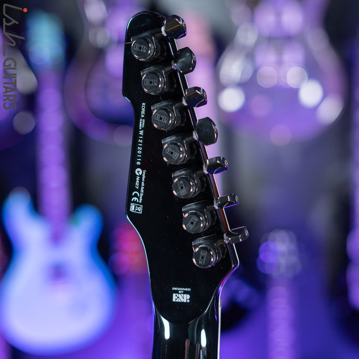 2012 ESP LTD SCT-607B 7-String Electric Guitar Black