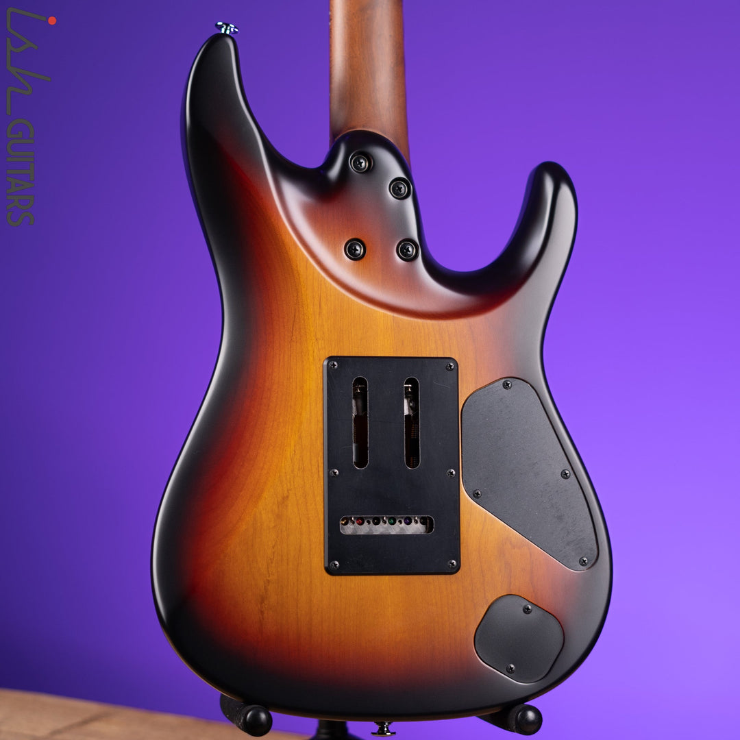Ibanez Prestige AZ2402L Left Handed Electric Guitar Tri Fade Burst Flat