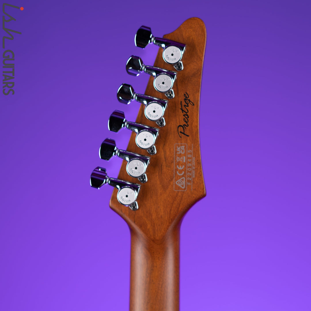 Ibanez Prestige AZ2402L Left Handed Electric Guitar Tri Fade Burst Flat