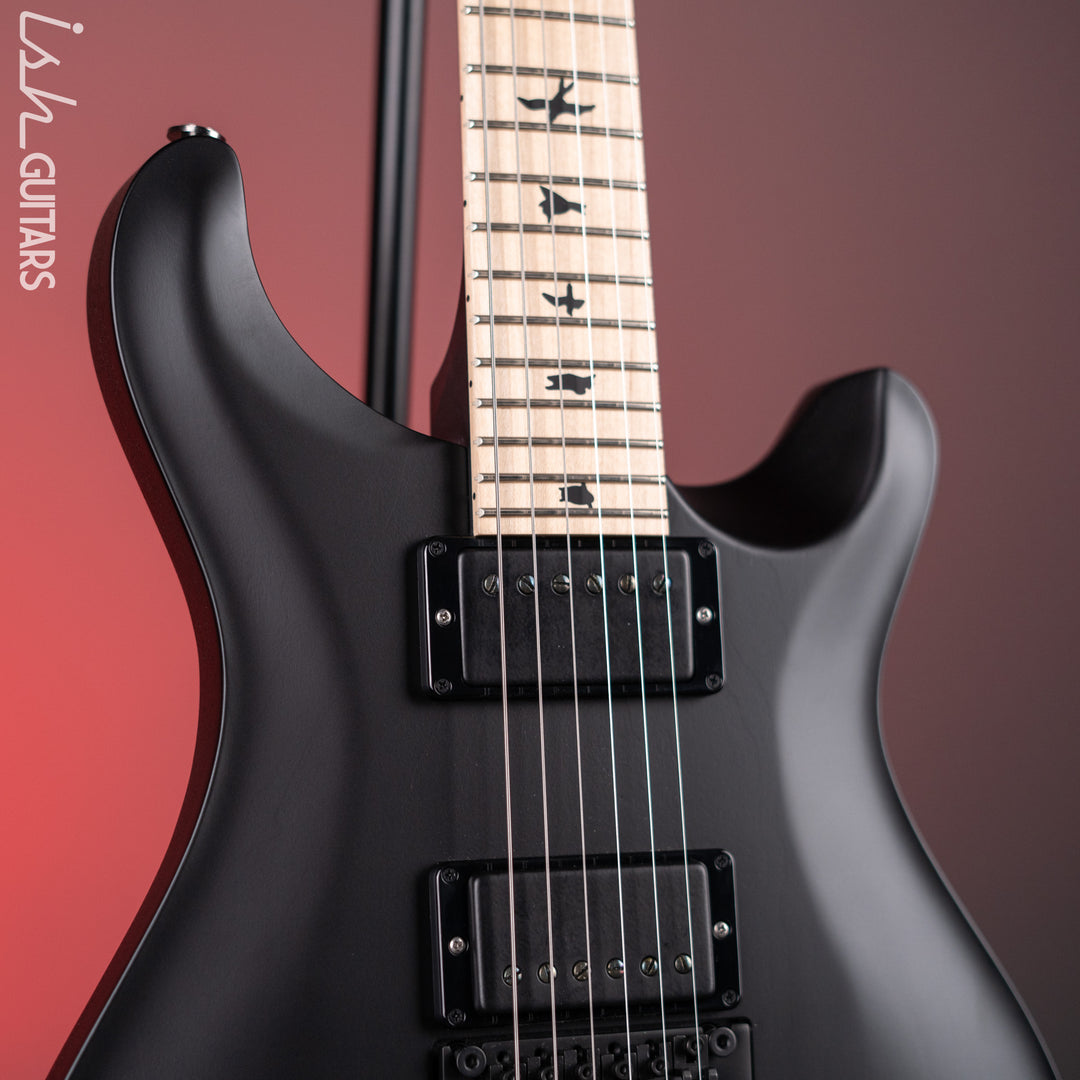 PRS Dustie Waring Signature CE 24 Floyd Satin Black Custom Binding
