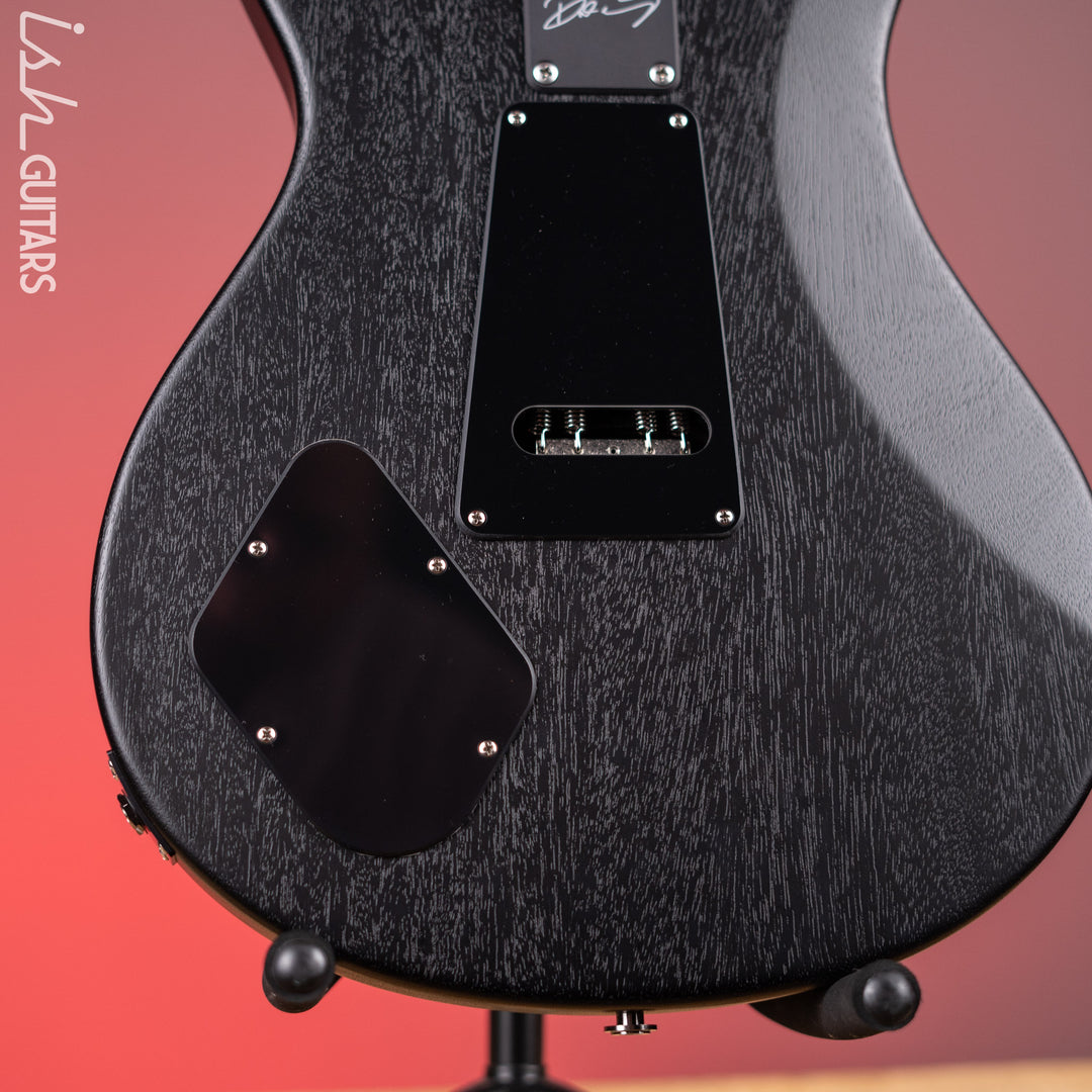PRS Dustie Waring Signature CE 24 Floyd Satin Black Custom Binding