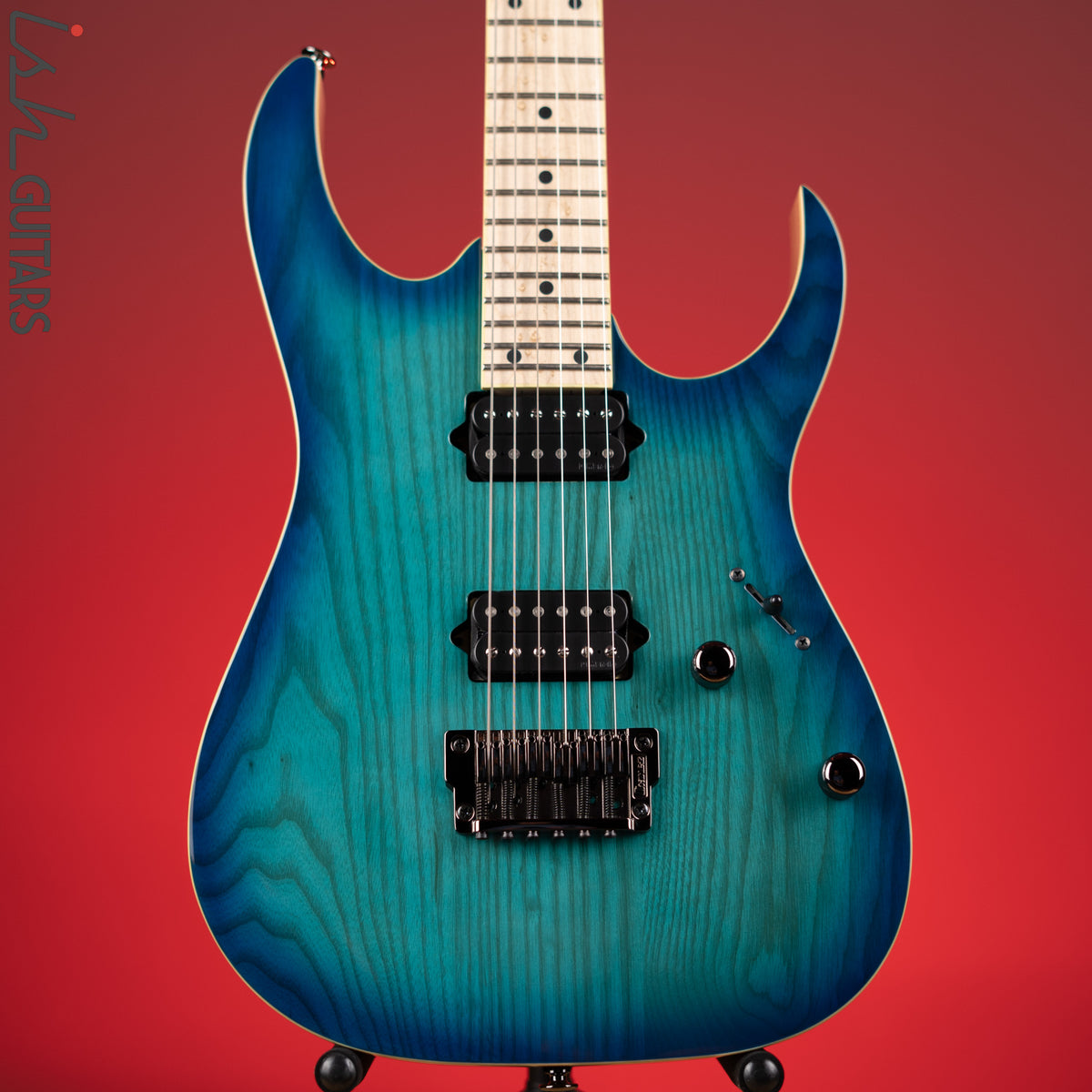 Ibanez Prestige RG652AHMFX Electric Guitar Nebula Green Burst – Ish Guitars