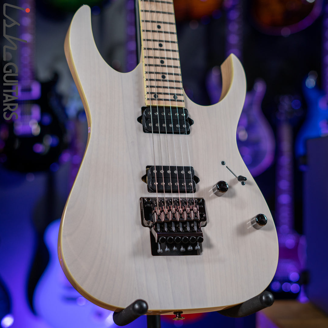 Ibanez Prestige RG652AHM Electric Guitar Antique White Blonde