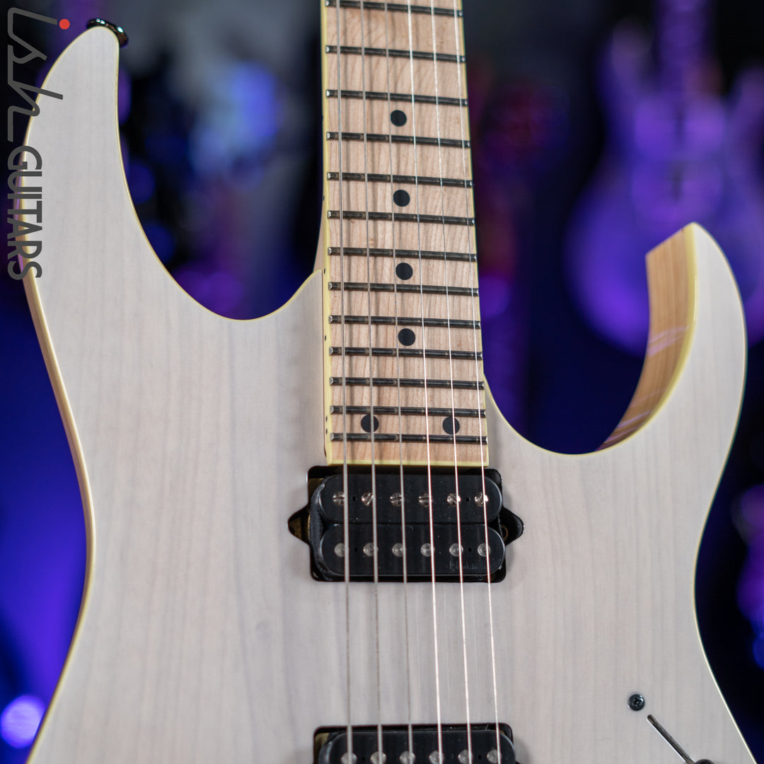 Ibanez Prestige RG652AHM Electric Guitar Antique White Blonde