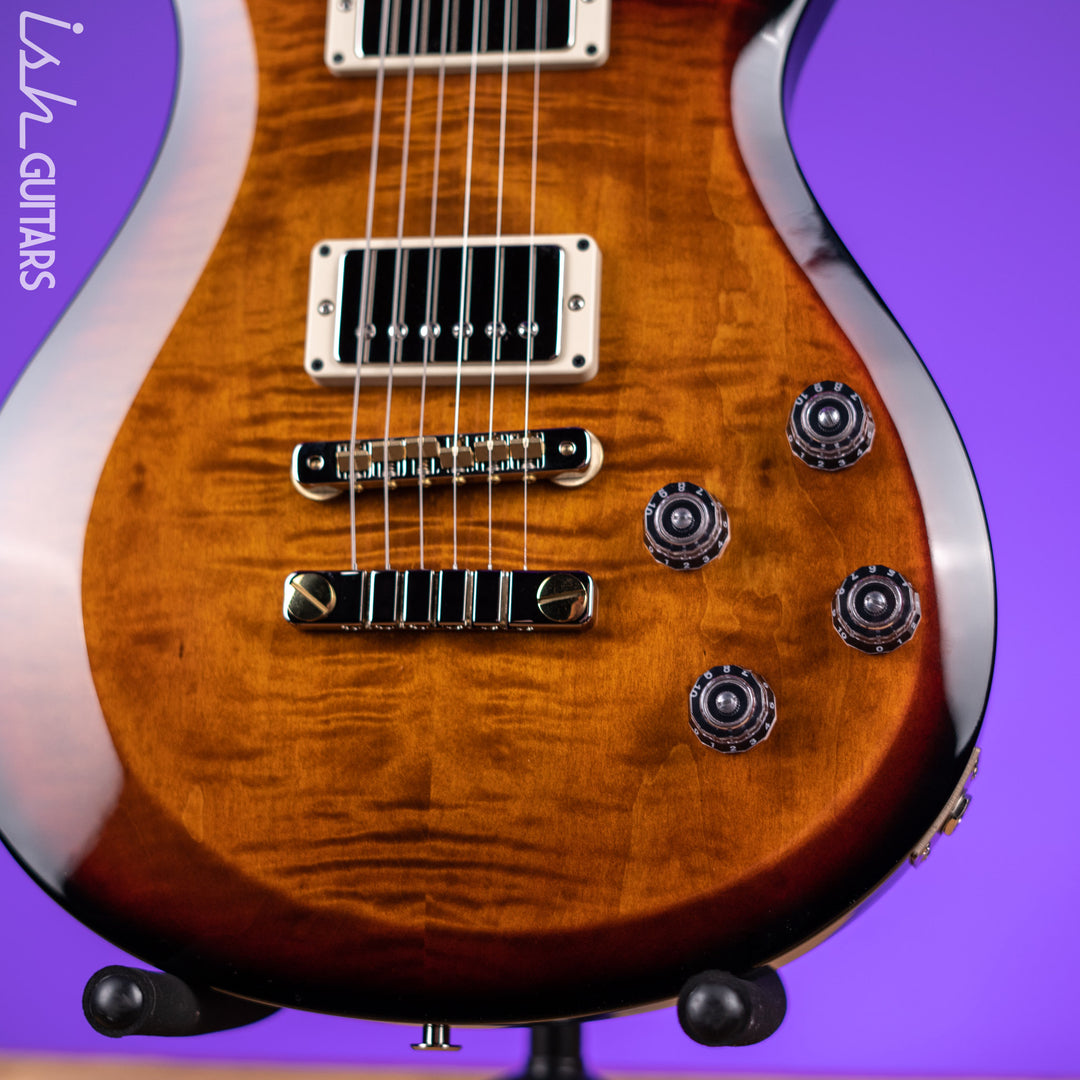 PRS S2 McCarty 594 Electric Guitar Amber w/ Black Wrap Burst