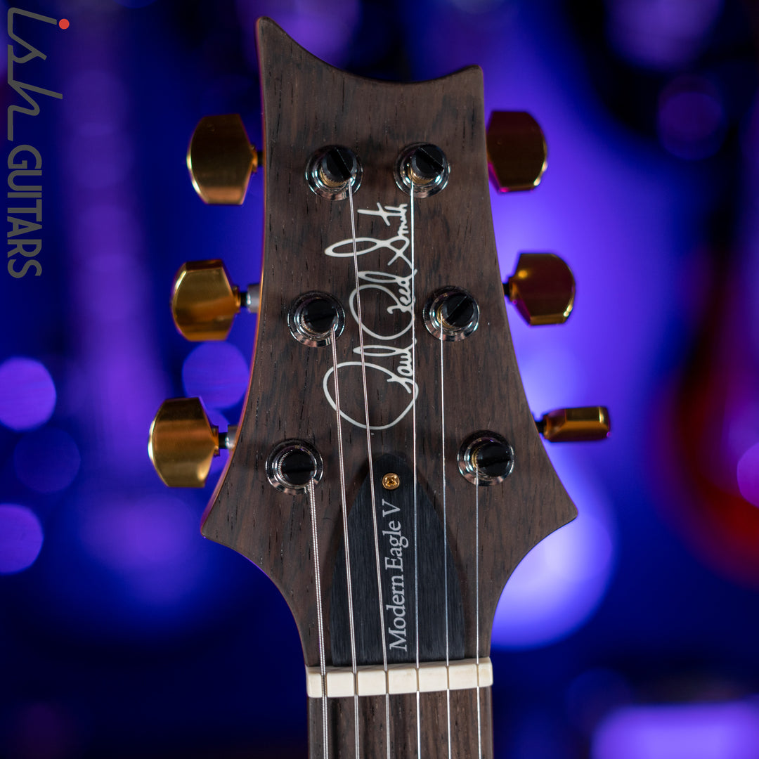 PRS Wood Library Modern Eagle V Opaque Gold Top Brazilian Rosewood