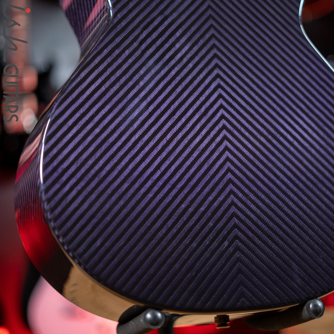 RainSong BI-WS1000N2C Black Ice Acoustic Guitar Ish Exclusive Plum Purple Demo