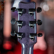 RainSong BI-WS1000N2C Black Ice Acoustic Guitar Ish Exclusive Plum Purple Demo
