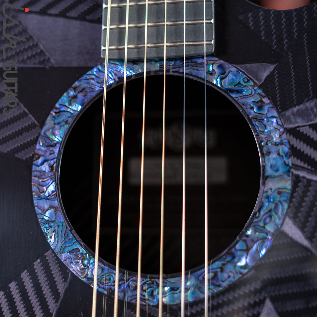 RainSong BI-WS1000N2C Black Ice Acoustic Guitar Ish Exclusive Plum Purple
