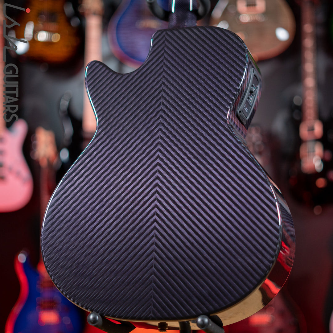 RainSong BI-WS1000N2C Black Ice Acoustic Guitar Ish Exclusive Plum Purple