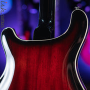 PRS SE Hollowbody Standard Electric Guitar Fire Red Burst Demo