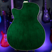 Luna Flo Moon Custom Acoustic Guitar Transparent Mallard