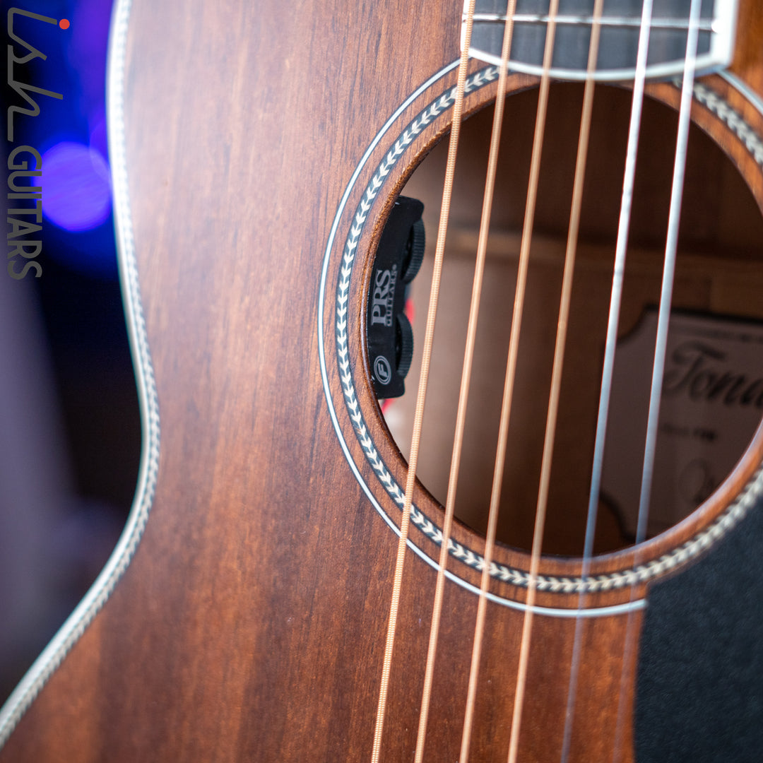 2021 PRS SE P20E Tonare Acoustic-Electric Guitar Vintage Mahogany
