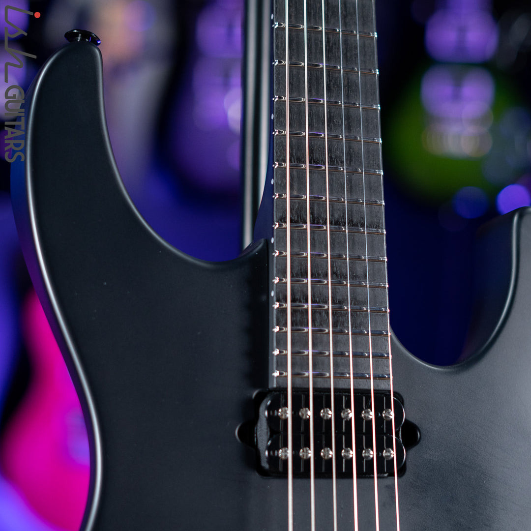 Suhr Modern Black Satin African Okoume