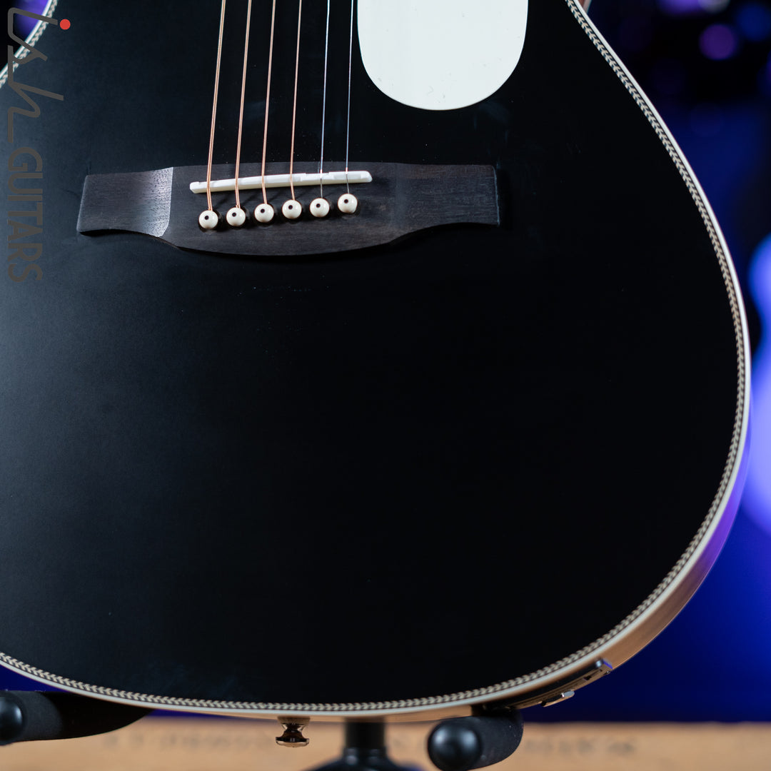 2021 PRS SE P20E Parlor Acoustic Guitar Black Top