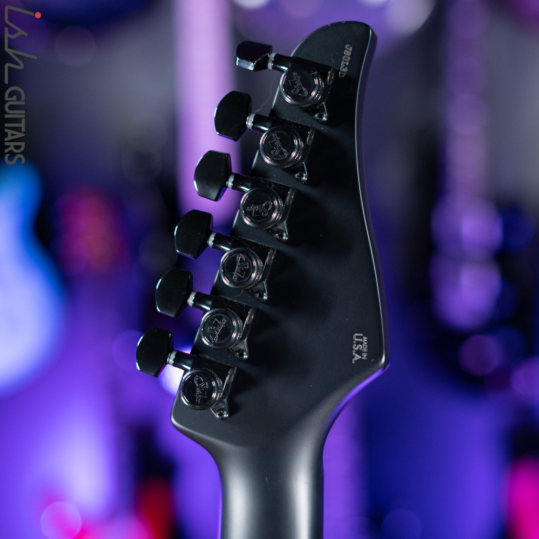 Suhr Modern Black Satin African Okoume