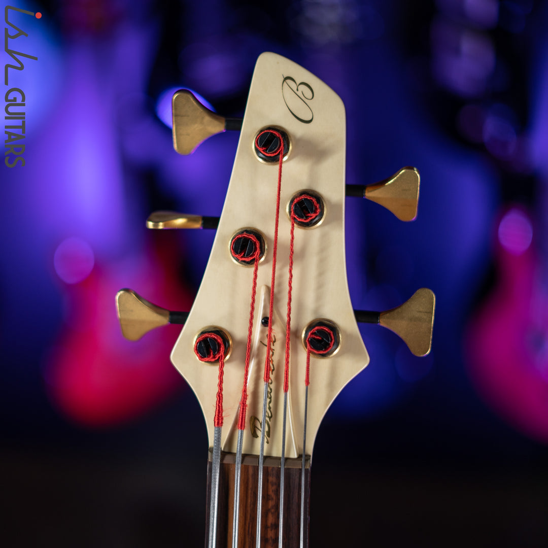 Benavente SCB Hollowbody Fretless 5 String Bass Natural
