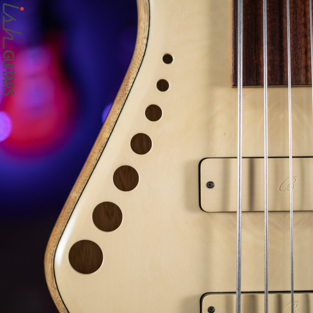Benavente SCB Hollowbody Fretless 5 String Bass Natural