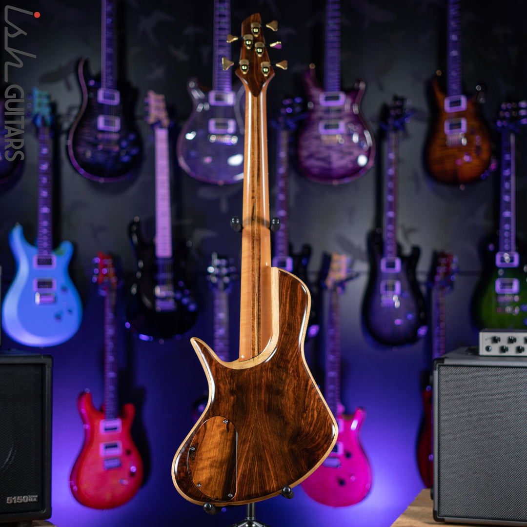 Benavente SCB Hollowbody Fretless 5 String Bass Natural