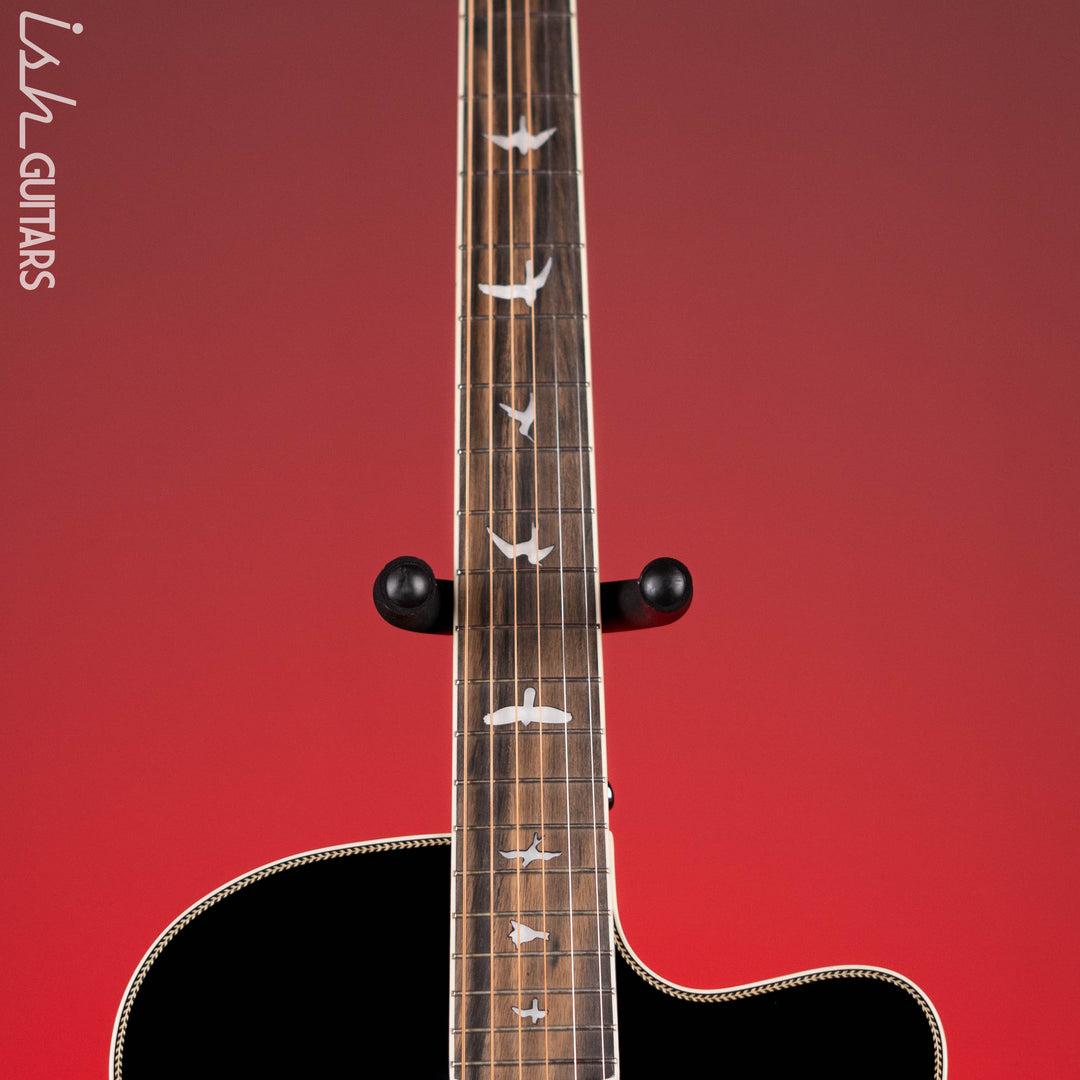 PRS SE A20E Angelus Gloss Black Top Acoustic Guitar