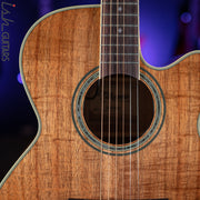 Takamine EF508KC Acoustic-Electric Guitar Figured Koa Natural