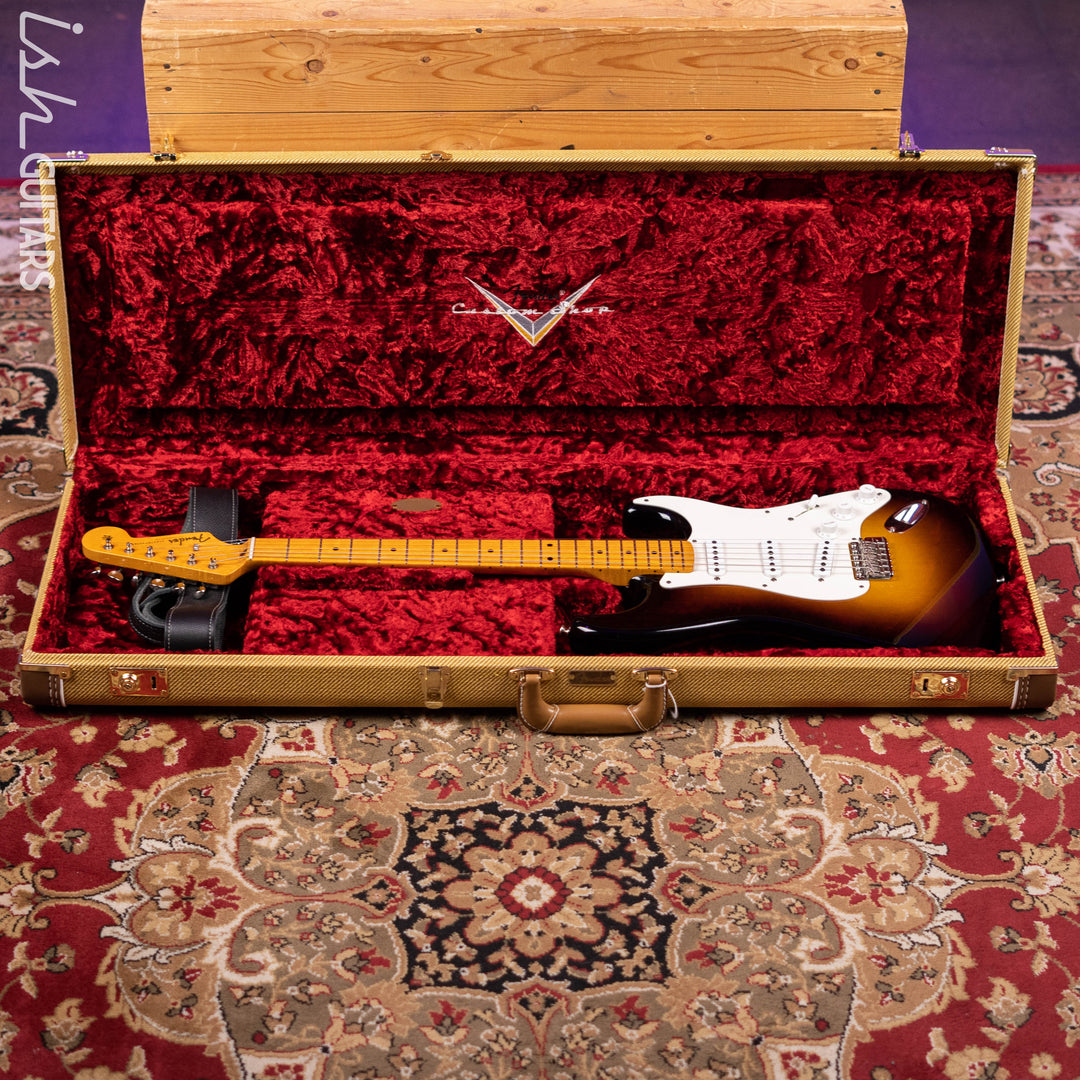 2021 Fender Custom ‘56 Shop Stratocaster Lush Closet Classic 2 Color Sunburst