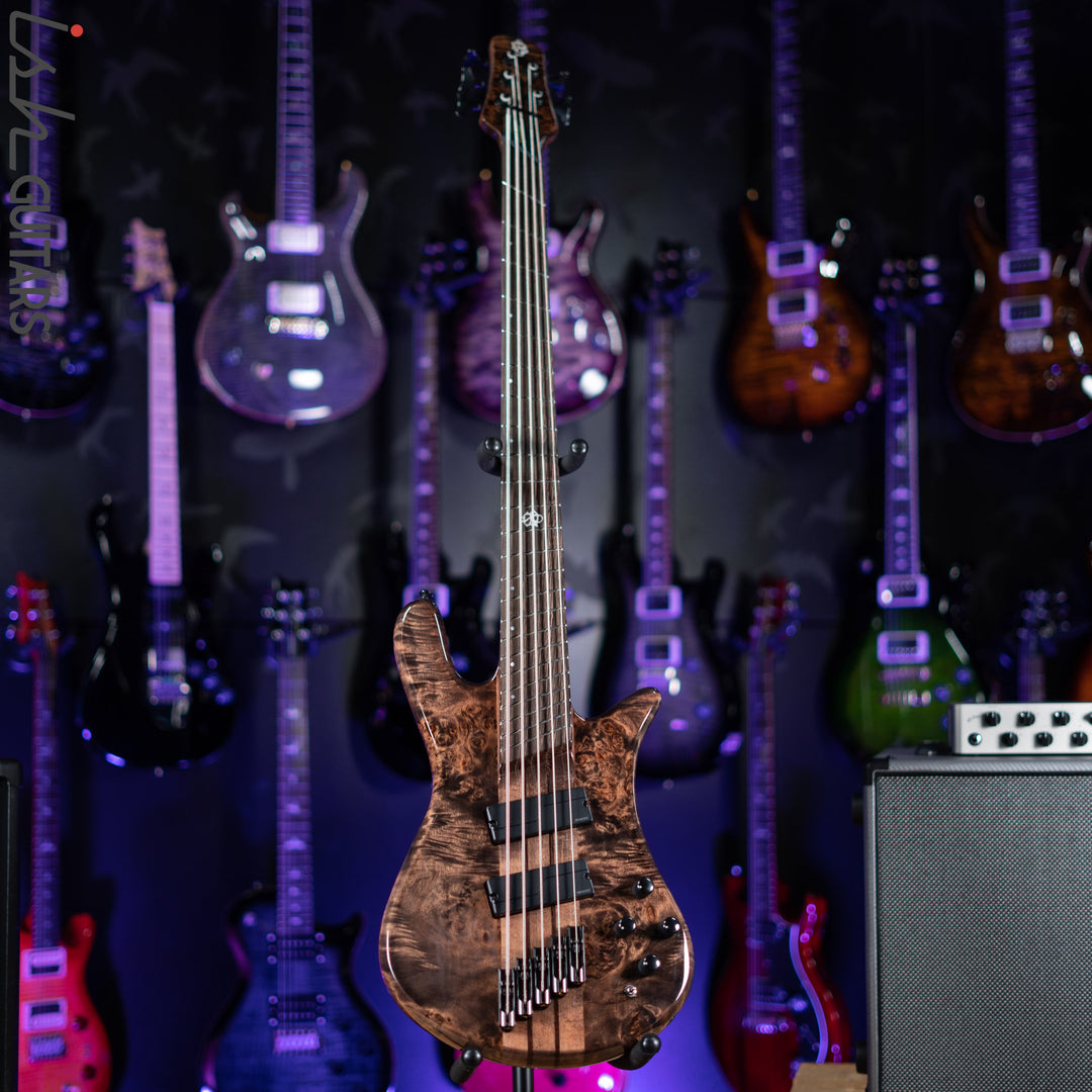 Spector NS Dimension 5 Multi-Scale Super Faded Black Gloss w/ Hardshell Case