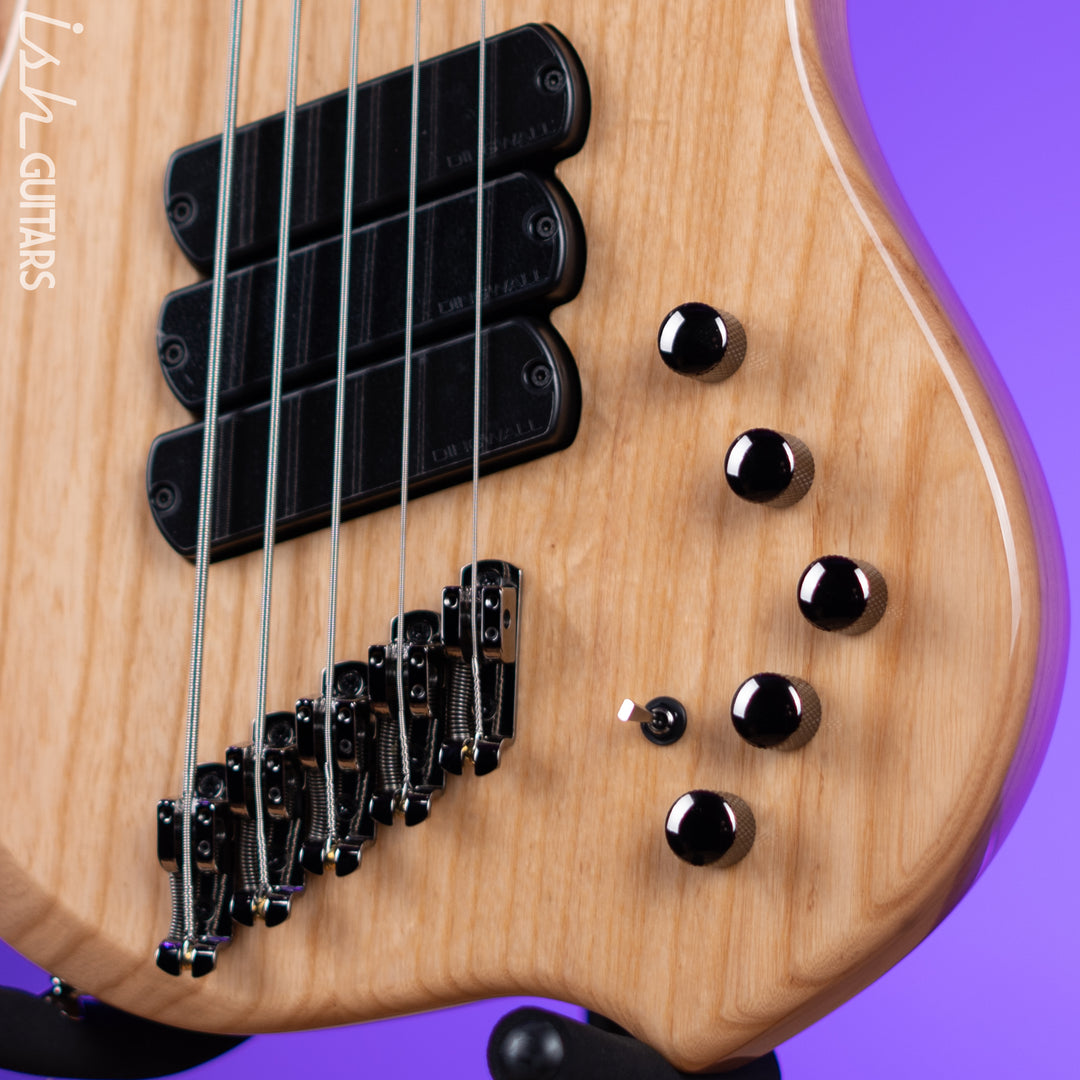 Dingwall Combustion 5-String Bass Natural Ash Pau Ferro Fretboard