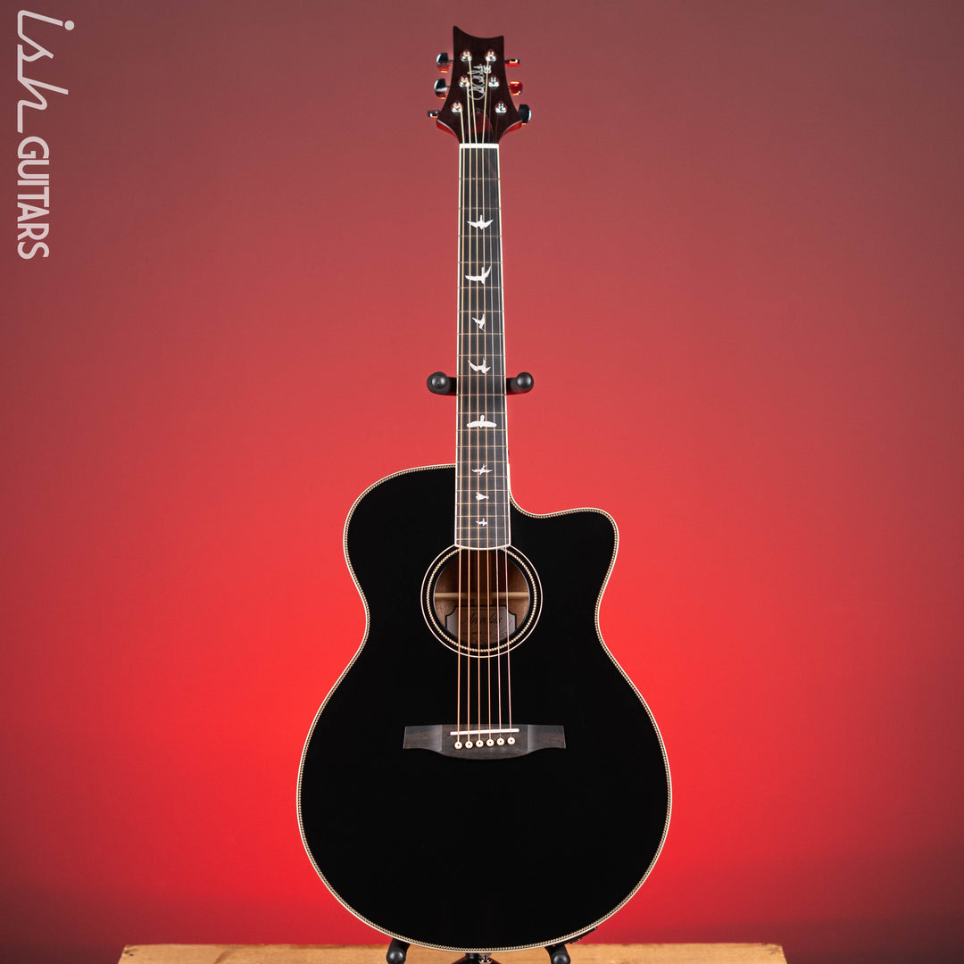 PRS SE A20E Angelus Gloss Black Top Acoustic Guitar