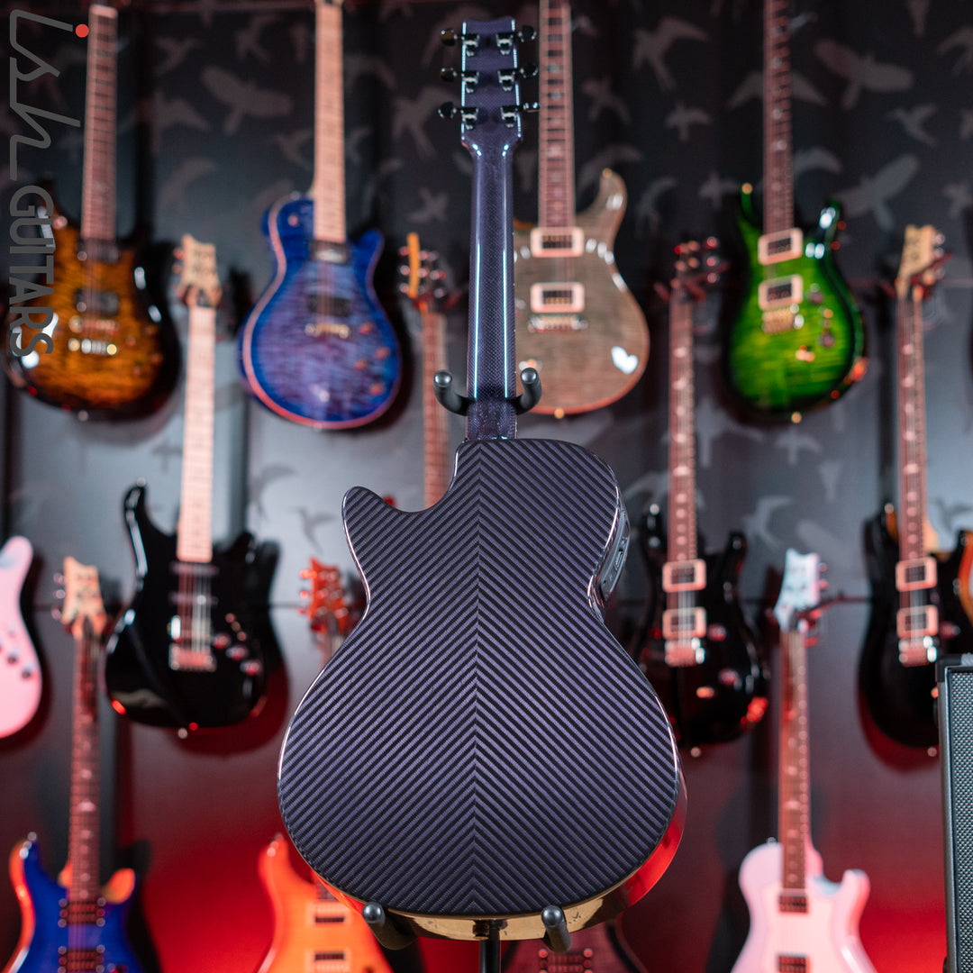 RainSong BI-WS1000N2C Black Ice Acoustic Guitar Ish Exclusive Plum Purple