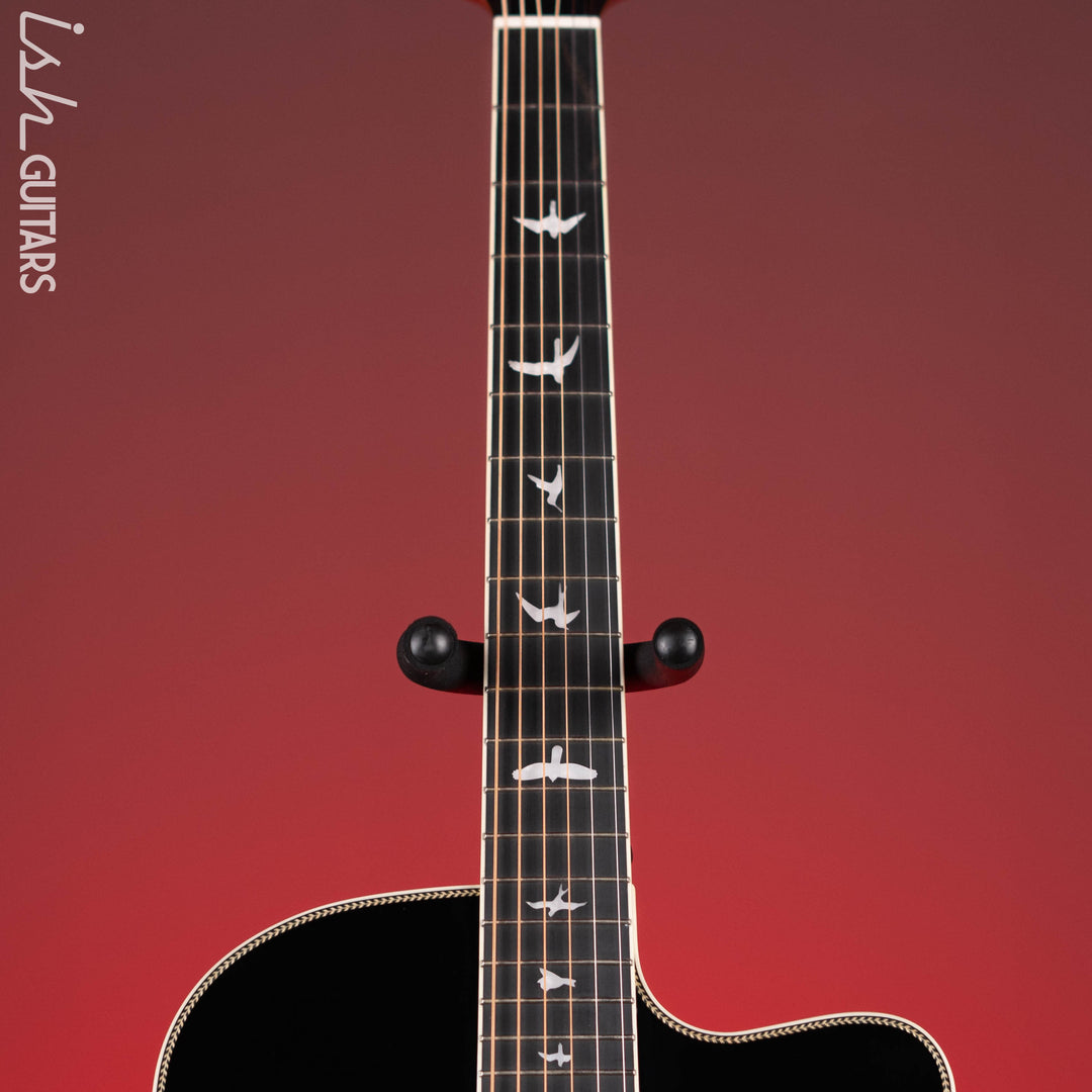 PRS SE A20E Angelus Gloss Black Top Acoustic Guitar