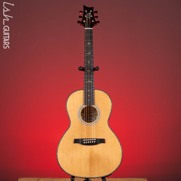 PRS SE P50E Tonare Parlor Acoustic Guitar Black Gold Demo