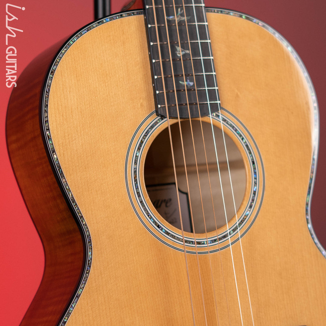PRS SE P50E Tonare Parlor Acoustic Guitar Black Gold Demo