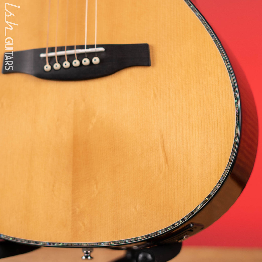 PRS SE P50E Tonare Parlor Acoustic Guitar Black Gold Demo