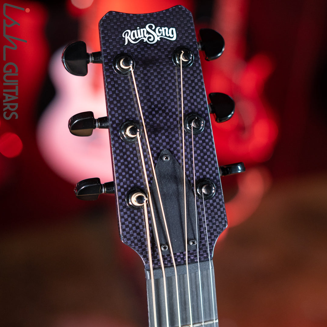 RainSong BI-WS1000N2C Black Ice Acoustic Guitar Ish Exclusive Plum Purple