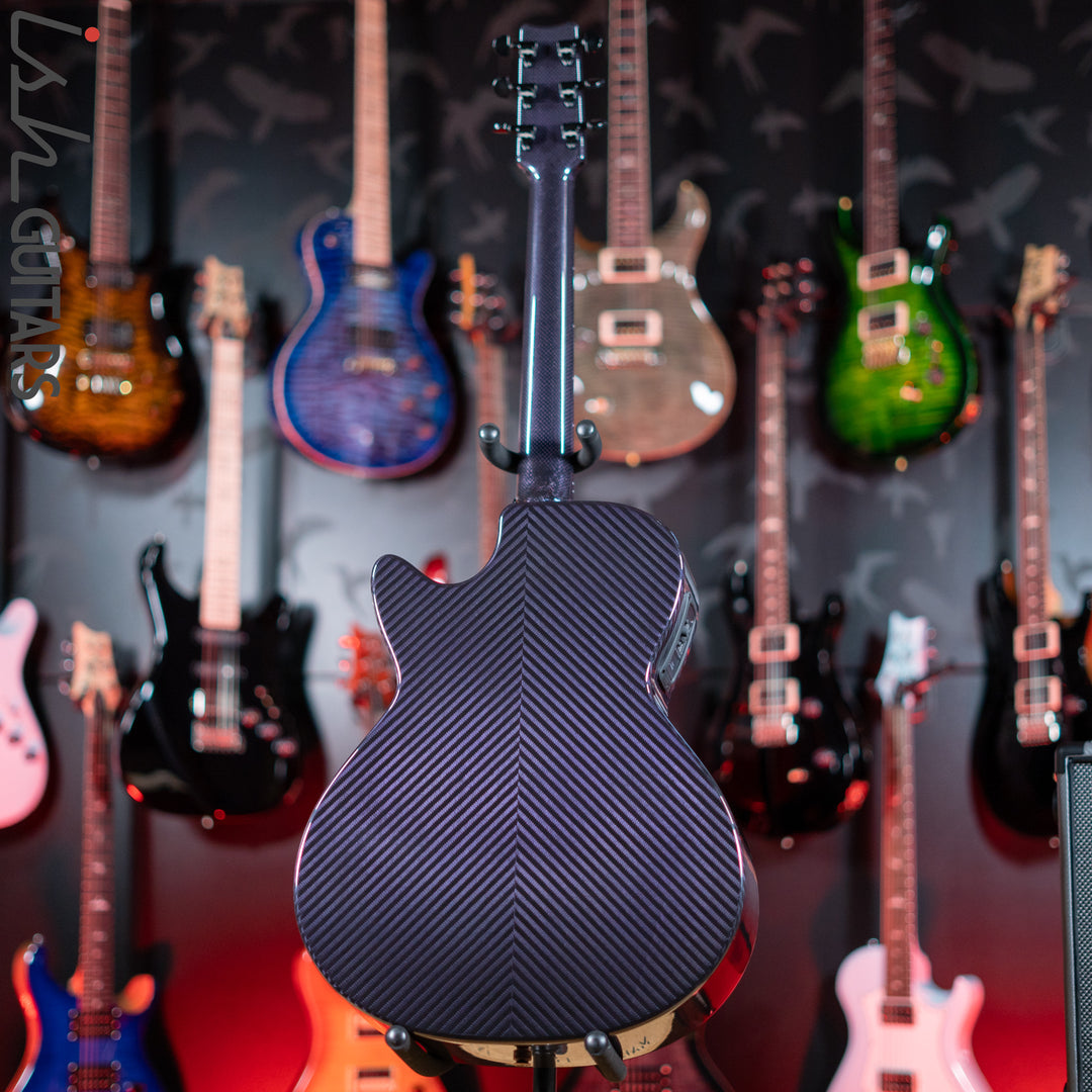 RainSong BI-WS1000N2C Black Ice Acoustic Guitar Ish Exclusive Plum Purple
