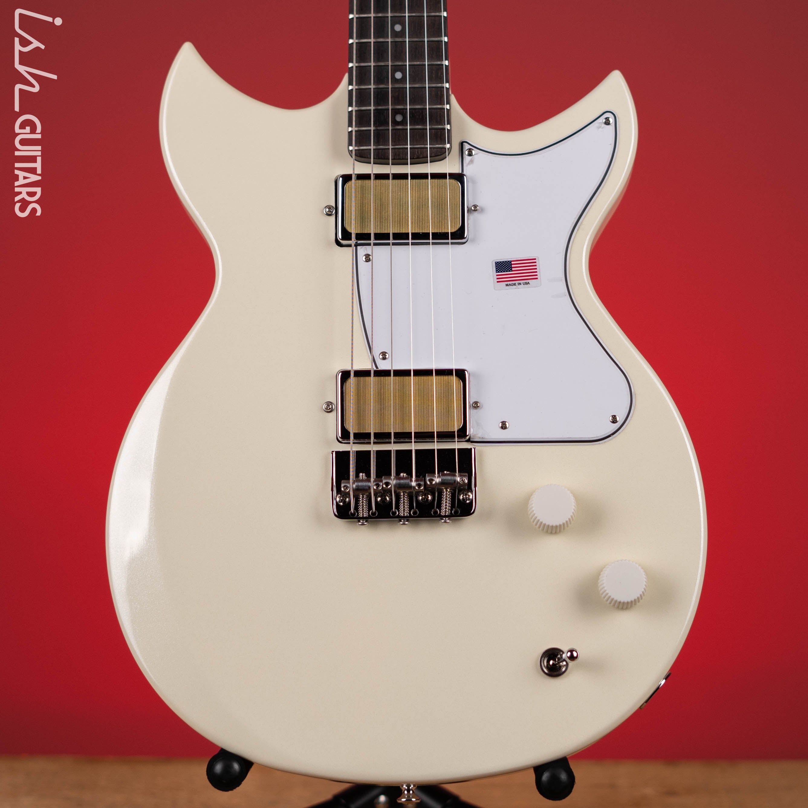 Harmony Standard Rebel Electric Guitar Pearl White Demo – Ish Guitars