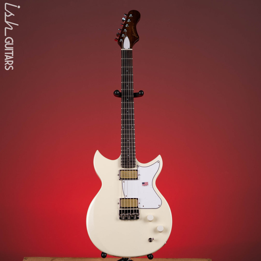 Harmony Standard Rebel Electric Guitar Pearl White Demo