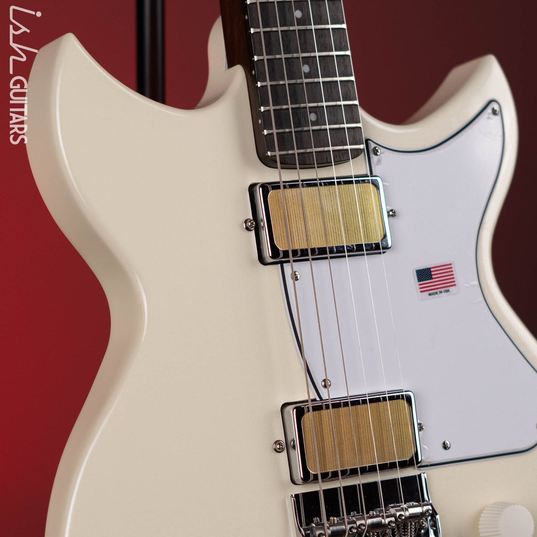 Harmony Standard Rebel Electric Guitar Pearl White Demo