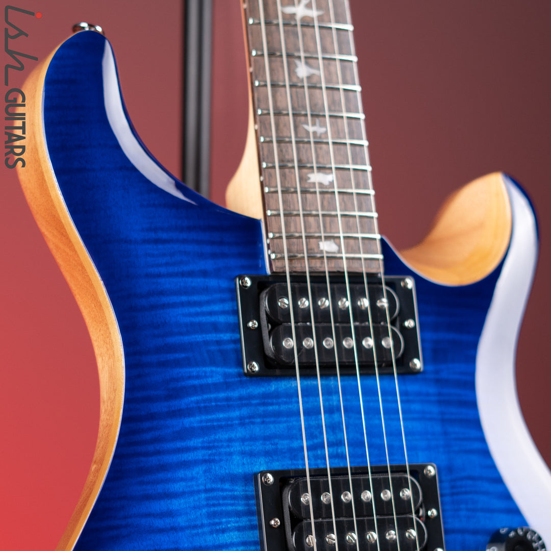 PRS SE Custom 24 Electric Guitar Faded Blue Burst