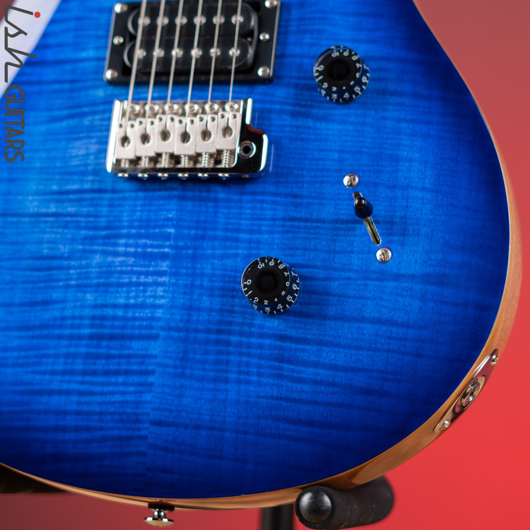 PRS SE Custom 24 Electric Guitar Faded Blue Burst